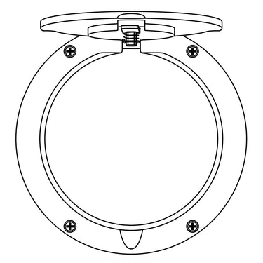 Floor Sleeve Replacement Brass Cover Plate (8-1/2 in.)
